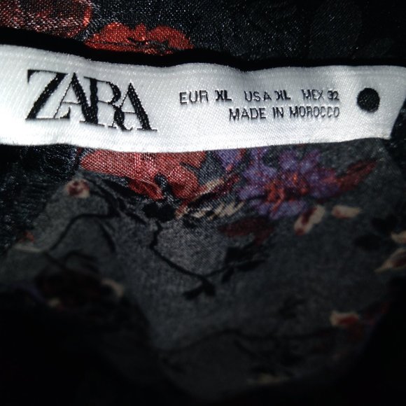 Zara Silky Jacket with Mandarin Collar, Size XL - Picture 10 of 10